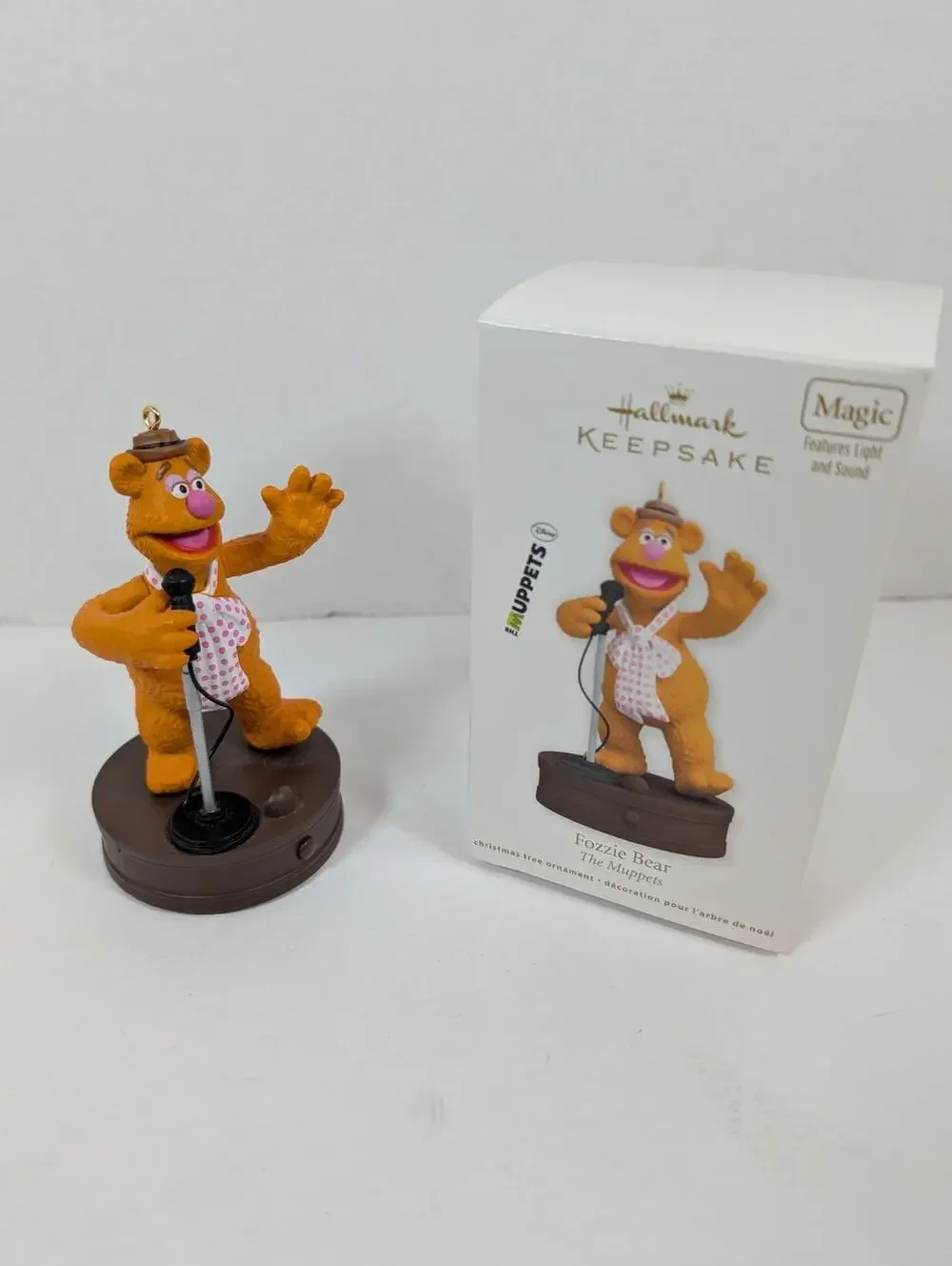 MIB Hallmark Keepsake Muppets Fozzie Bear Christmas Ornament 2012 Mint in Box